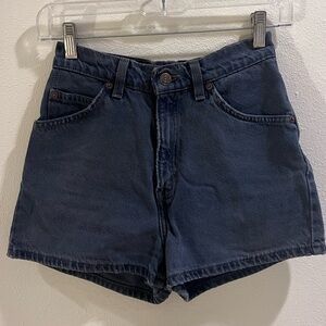 Levi’s High-Rise Black Jean Shorts
